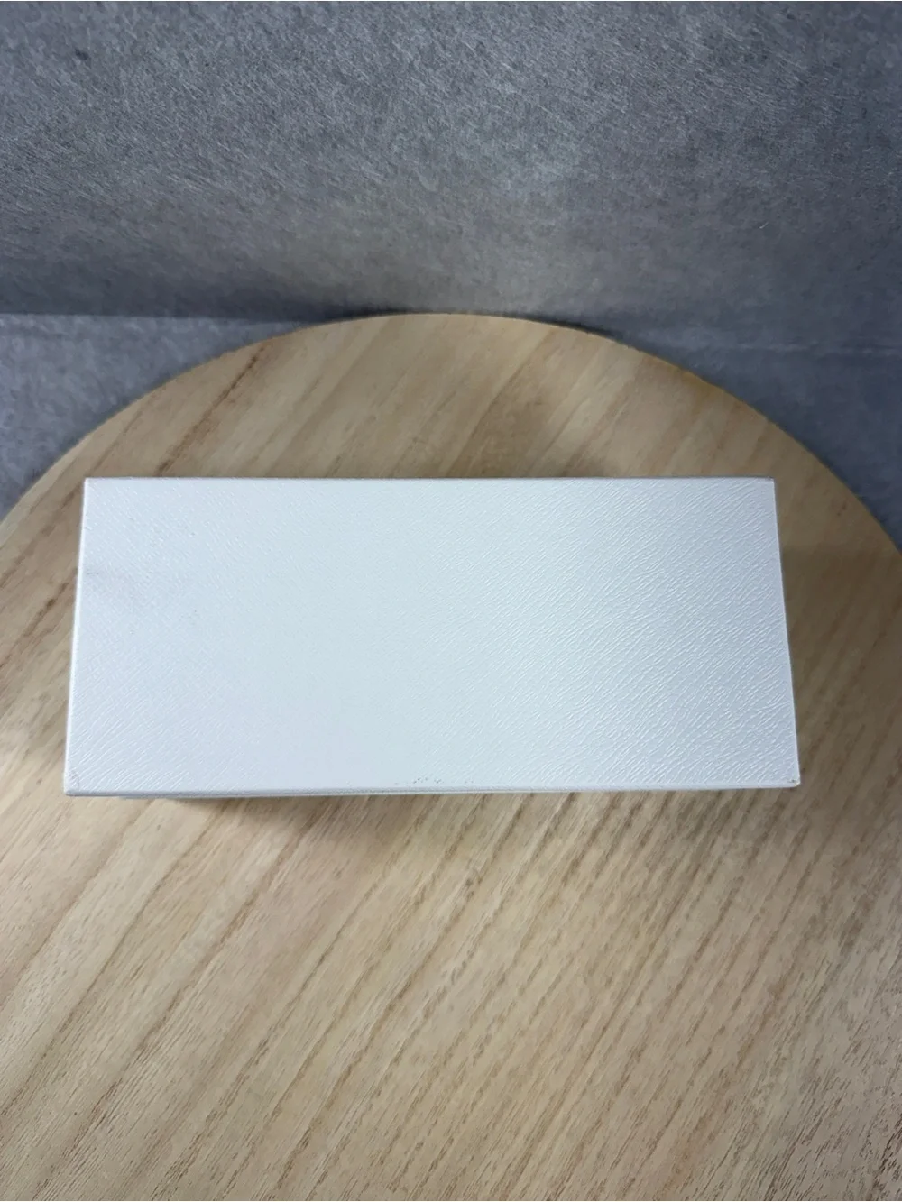 Prada White Presentation Box with Black Microfiber Cloth and Booklet